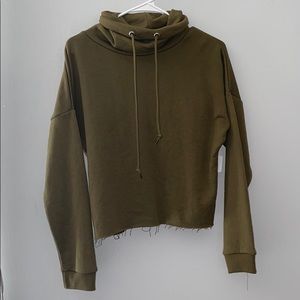 Charlotte Russe Crop Sweatshirt